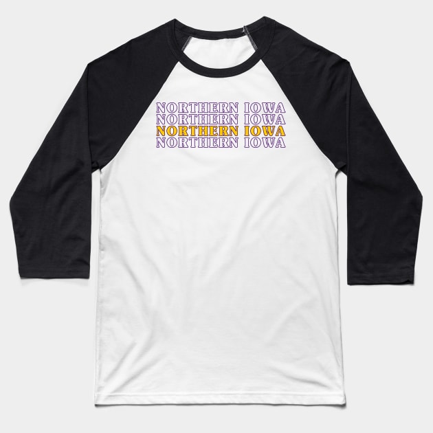 University of Northern Iowa Baseball T-Shirt by sydneyurban